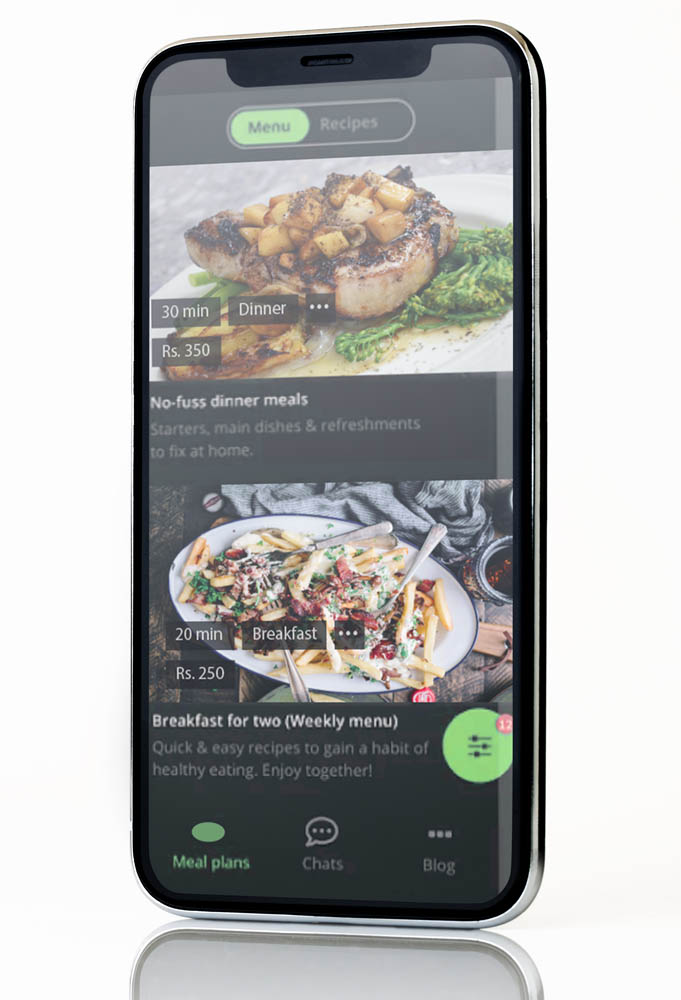 mobile app food ineeinfotech